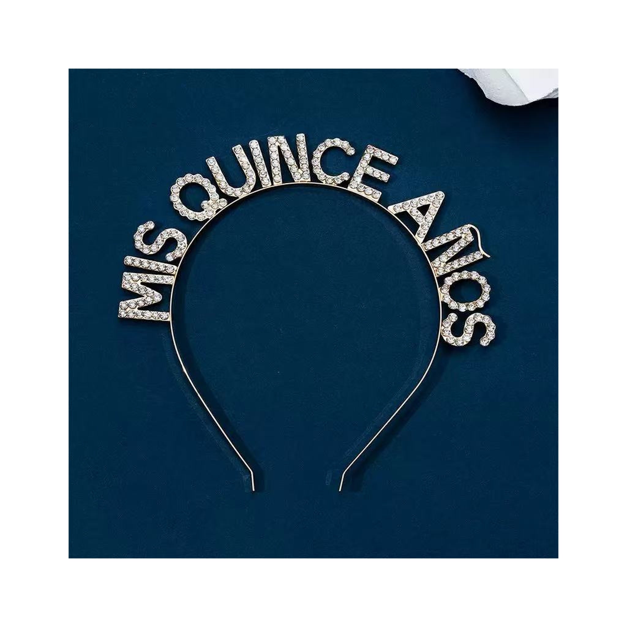 Rhinestone Headband Mis Quince